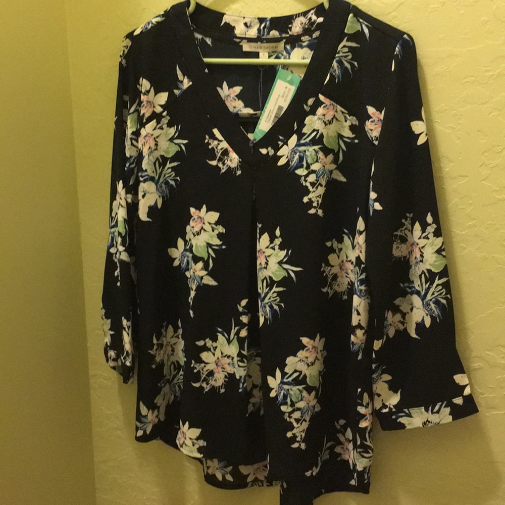41 Hawthorn Lattice Detail Blouse